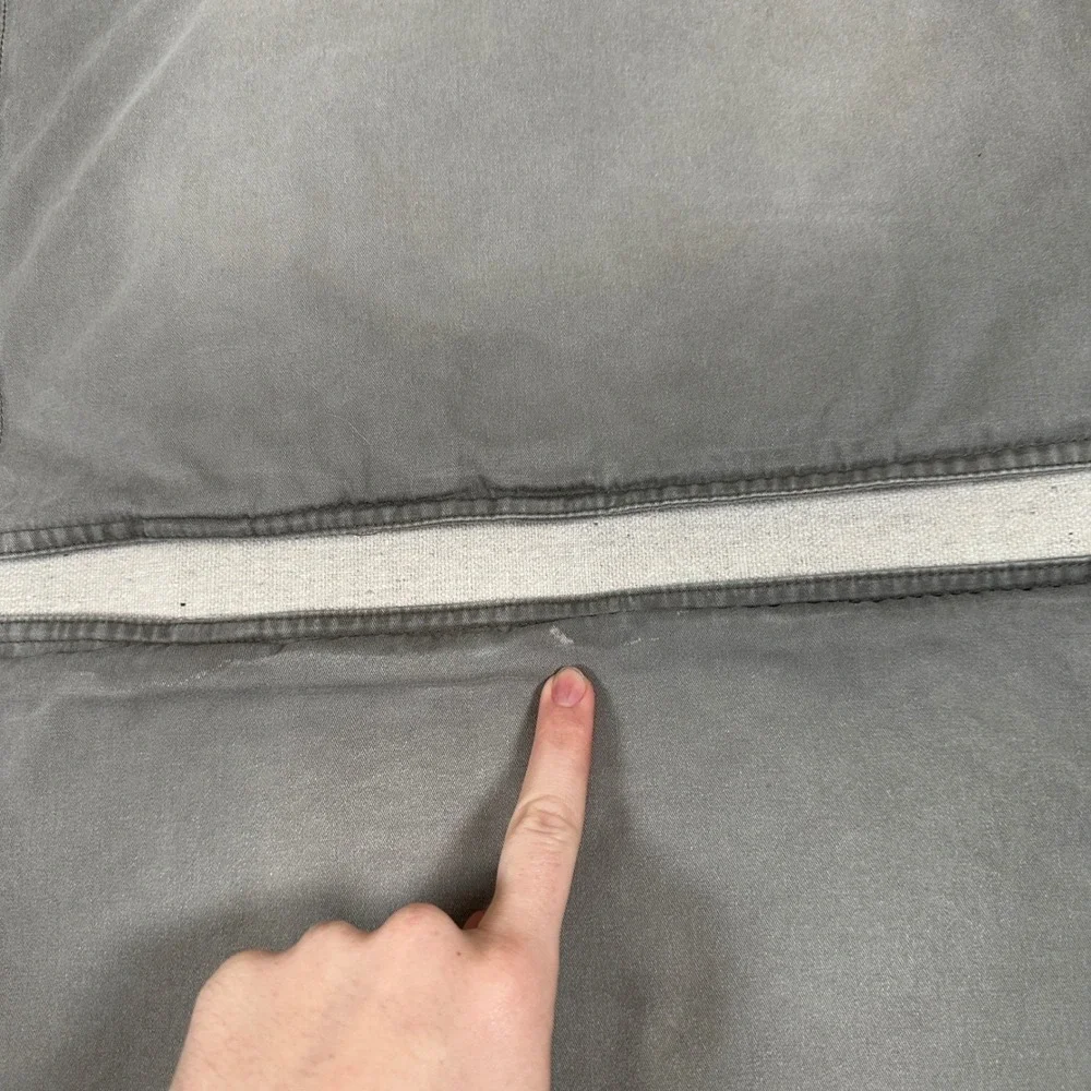 RH TEEN‎ Gray Cotton Pillow Shams Set of 2 Standard Size Restoration Hardware